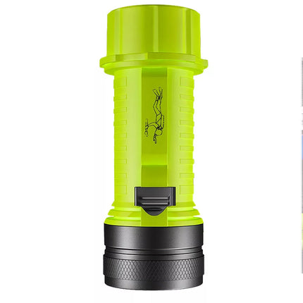 Scuba Diving Flashlight Rechargeable Dive Light Underwater Torch IPX8 Waterproof