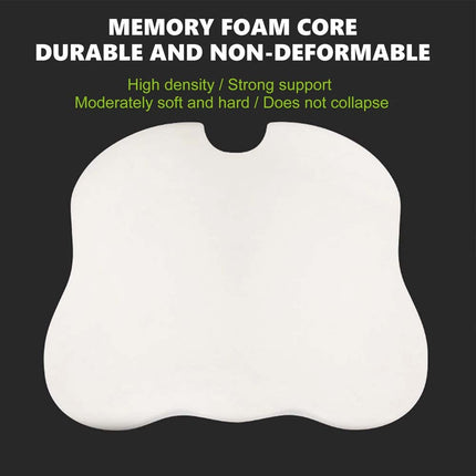 Car Cushion Universal Memory Foam Driver Wedge Pad Breathable Heightening