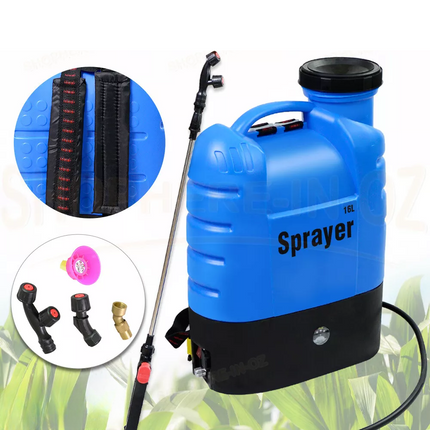 16L Electric Rechargeable Battery Weed Sprayer Backpack Farm Garden Pump Spray