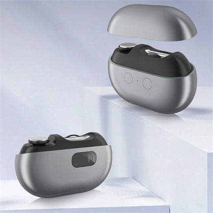 Easyclip Smart Nail Clipper, 3In1 Multi-Functional Electric LED Toenail Clipper Grey