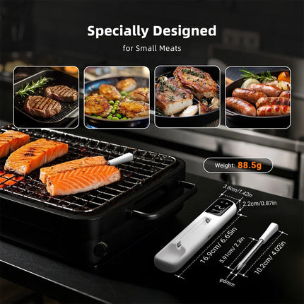 Mini Wireless Bluetooth Meat Thermometer for BBQ Grill Oven Smoker IP67