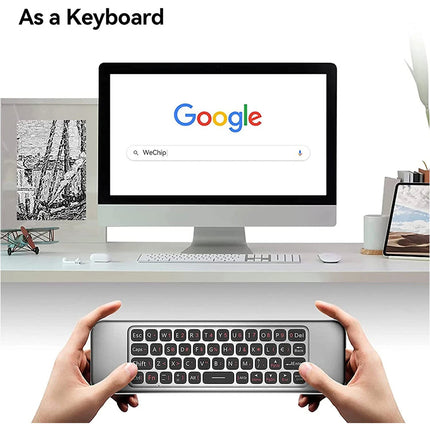 Mini 2.4g Rechargeable USB Remote Control Wireless Keyboard Air Mouse PC TV