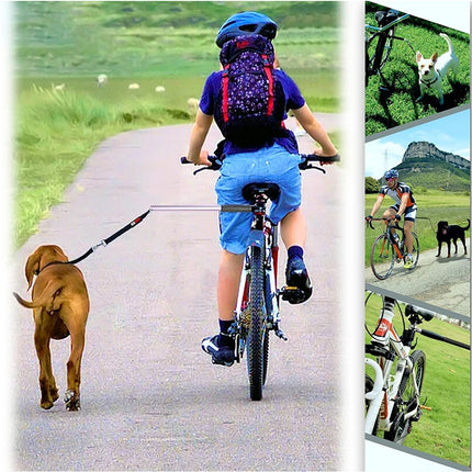 Dog Bicycle Leash for Exercising Training Jogging Cycling Bike Leash Pet Leash