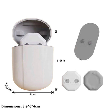 Pocket Massager Rechargeable Massager for Muscle Pain Relief (White)