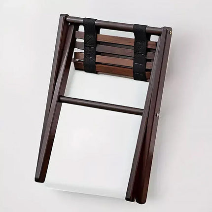 Foldable Bamboo Wooden Stool Small Portable Camping Fishing Seat Outdoor Bench