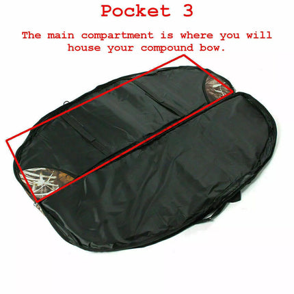 15cm Portable Compound Bow bag Archery Arrows Carry Bag Case With Arrow Holder
