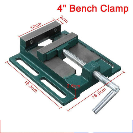 Heavy Duty 4"/100mm Drill Press Vice Bench Clamp Woodworking Drilling Tool
