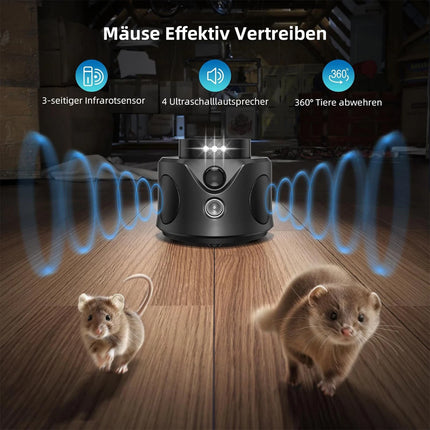 Mice Repellent Ultrasonic Plug In Indoor Mouse Repeller Device Rodent Control
