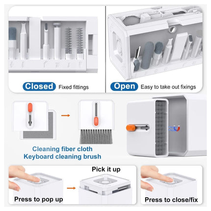 32 in 1 Multifunctional Cleaner Kit for Electronic Devices, Multi-Tool for Clean