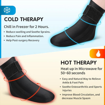 Reusable Hot Cold Therapy Socks Relief Pain  (a pair of socks)