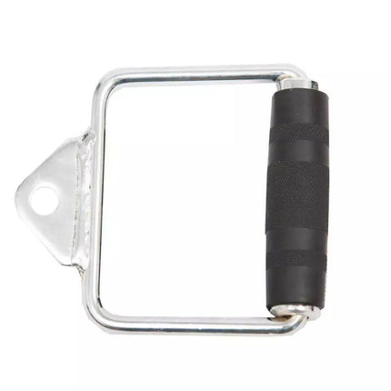 Pair of Metal D-Handle Stirrup Cable Attachments Machine Workout Fitness Gym