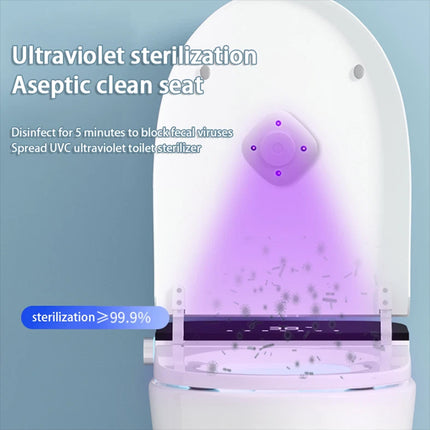 Toilet Lid Clean Light UV Sterilizer Toilet Seat Smart Motion Sensor Activated
