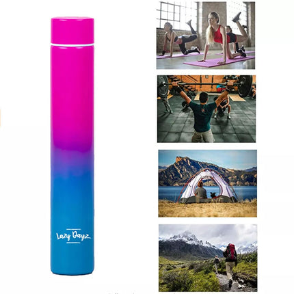 Slimline Double Walled Drink Bottle Stainless Steel Sport BPA Free