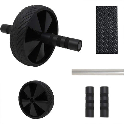 Ab Roller Wheel Push Up Core Trainer for Home Fitness Exercise Waist Workout Use