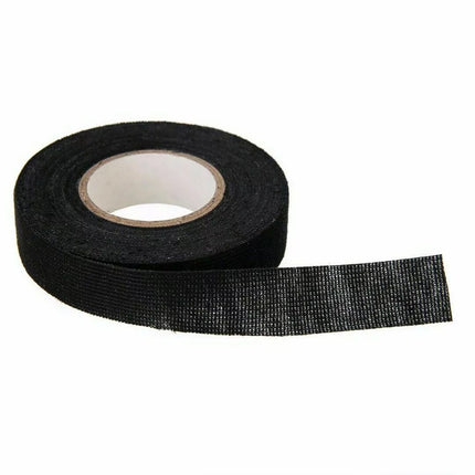 5pcs 15M Heat-Resistant Adhesive Cloth Fabric Tape For Automotive Cable Wiring
