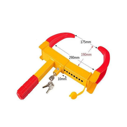Wheel Clamp Lock Heavy Duty Vehicle Caravan Car Security Anti-theft 3keys