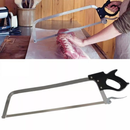 22in Hand Meat Bone Saw Butcher Saw Household Commercial Cutting Steel Blade