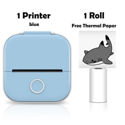 Mini Pocket Bluetooth Thermal Printer Wireless Photo Inkless Sticker