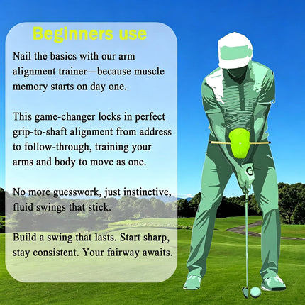Golf Swing Connector Training Aid, Golf Swing Trainer for Posture Correction