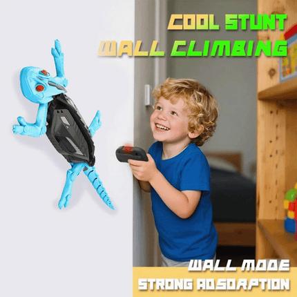 Wall Climbing Gecko Toy Rechargeable RC Robot, Drive on Walls Xmas Gift