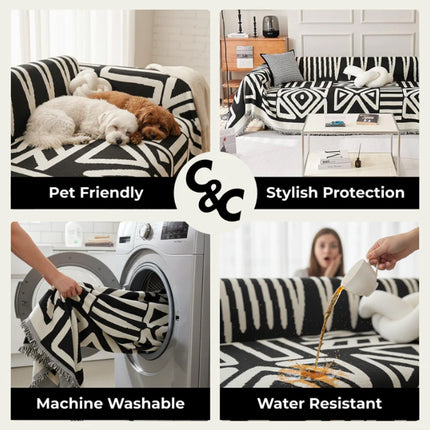 Sofa Towels Couch Throw Cover Blanket Lounge Slipcover Protector Chenille Decor 180*300cm