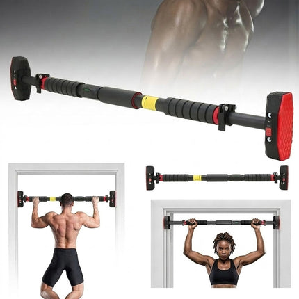 Adjustable Pull Up Bar for Doorway 70-100CM Chin Up Home Gym Workout Bar
