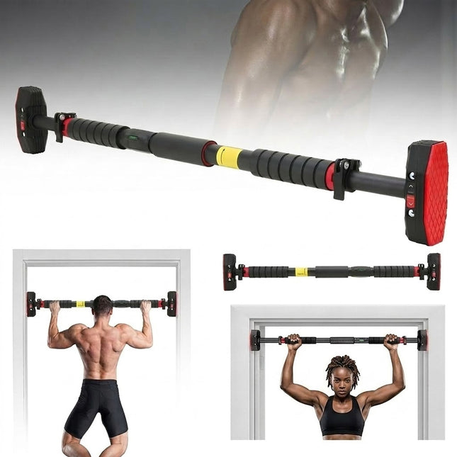 Adjustable Pull Up Bar for Doorway 70-100CM Chin Up Home Gym Workout Bar