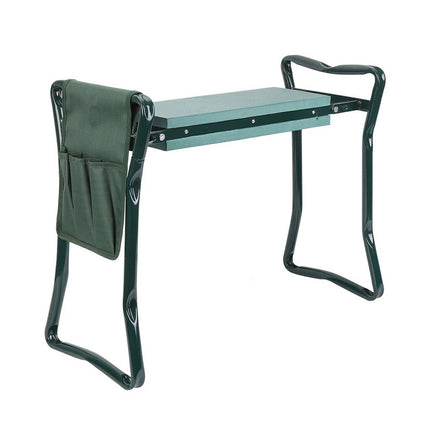 3-IN-1 Garden Kneeler, Padded Seat Stool with Gardening Work Tool Bag
