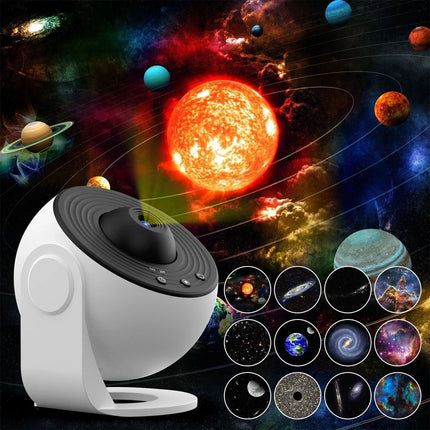 Night Light 13in1 Projector Galaxy Starry Sky LED Star Lamp Rotating Planetarium