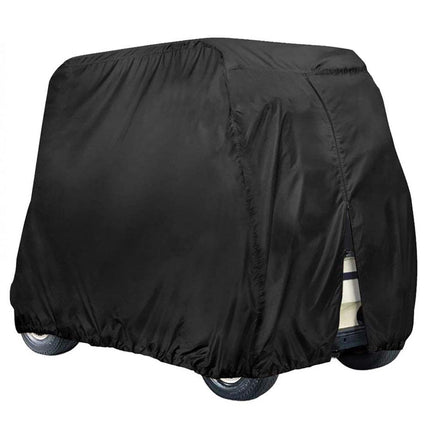 Golf Buggy Cart Cover 2 Passengers Waterproof Dust-proof Rain UV Protect Storage