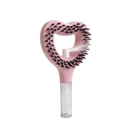 2-in-1 Heart-shaped Spray Hair Comb Scalp Massage Comb For Easy Hair Care