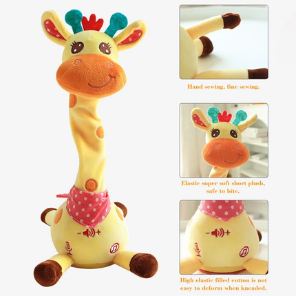 Giraffe Plush Toy With Fun Music And Dance Mode Plush Pet