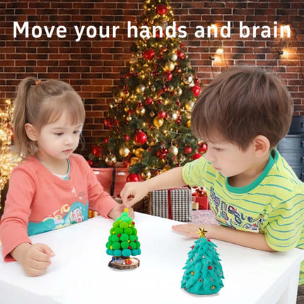 DIY Christmas Tree Clay Kit Make Your Own Christmas Tree Ornament Kit Gift