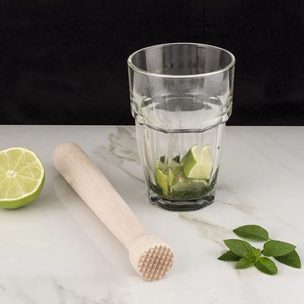 2X Wooden Cocktail Muddler Wooden Masher Ice Hammer Kitchen Barware Fruit Tool