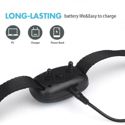 Dog Anti Bark Control Collar for small dogs Vibrate only no-shock fits tiny dogs