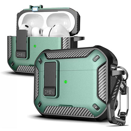 Apple Airpods Pro 3 (2025) Case Cover Heavey Duty Shockproof Protector Green