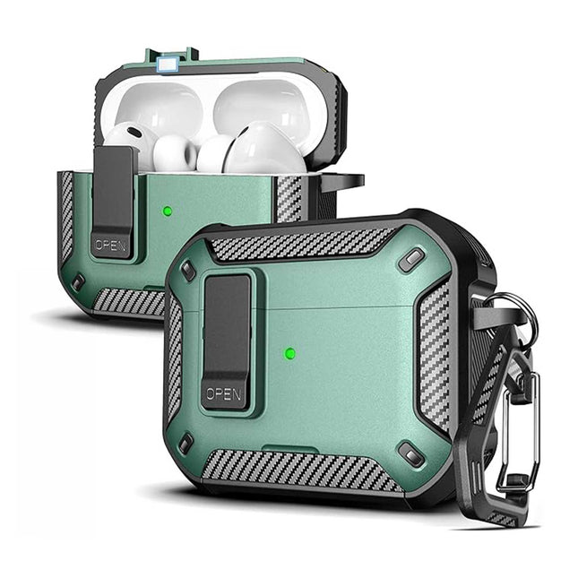 Apple Airpods Pro 3 (2025) Case Cover Heavey Duty Shockproof Protector Green