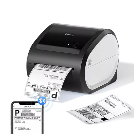 Bluetooth Label Printer Maker 4X6 Thermal Shipping Address Barcode 150mm*100mm