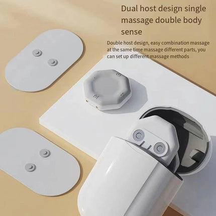 Pocket Massager Rechargeable Massager for Muscle Pain Relief (White)