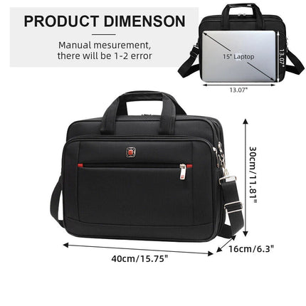 40*16*30Cm Laptop Bag Notebook Computer Carry Shoulder Case Sleeve Bag