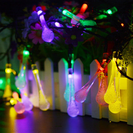 Outdoor Solar Powered 30 LED String Light Garden Patio Yard Landscape Lamp Party Multi-Color 6.5m (30 lights)