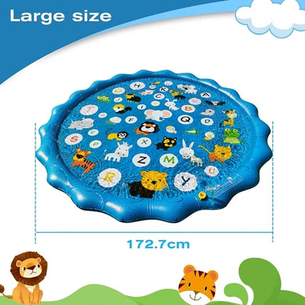 Outdoor 170cm Kids Splash Sprinkler Water Play Pad Mat Inflatable Spray Pool Toy