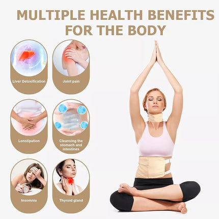Castor Oil Pack Kit Compress Reusable Wrap Belt Inflammation Toxin Remover Sets