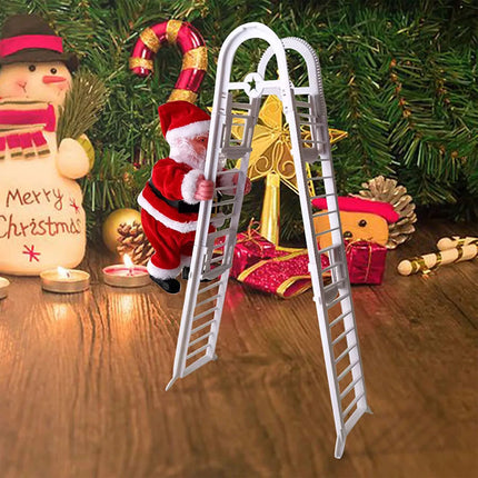 Musical Dancing Santa Claus Toy Christmas Decor Climbing