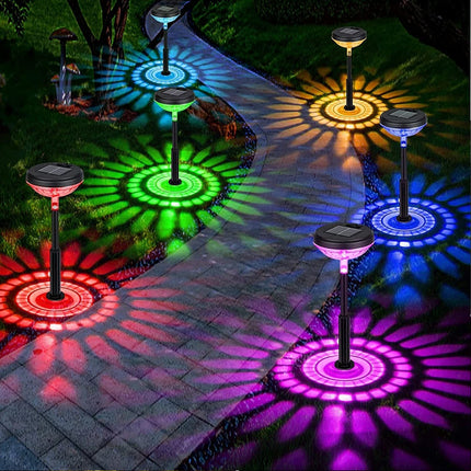 Solar Lawn Light Led Outdoor Ground Garden Path Landscape Yard Waterproof Lamp
