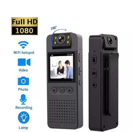1080P Mini Body Camera WiFi Video Recorder Wearable Police Body cam Night Vision