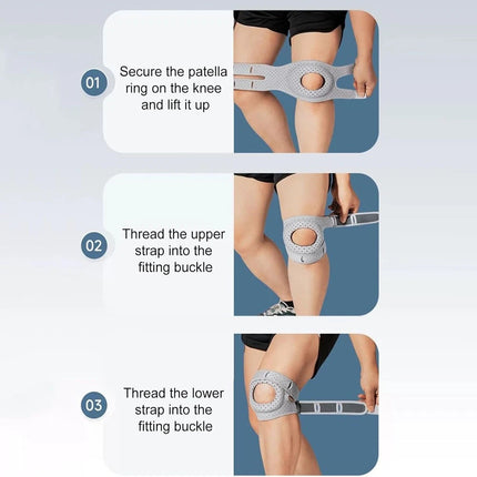 2x Orthopedic Knee Brace Sports and Everyday Knee Support Ergonomical