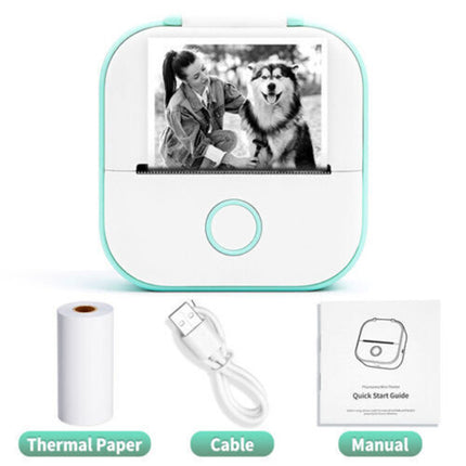 Mini Pocket Bluetooth Thermal Printer Wireless Photo Inkless Sticker