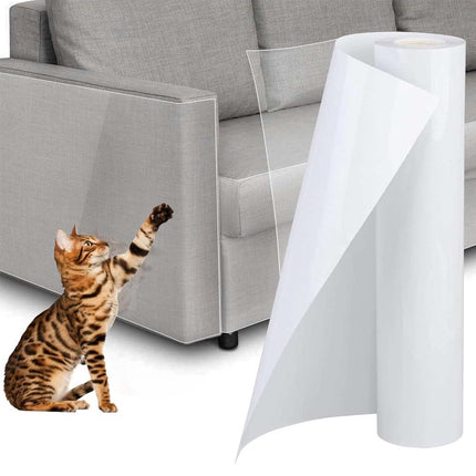 2Pcs x 5M Cat Couch Sofa Cat Scratch Guard Stickers Furniture Anti-Scratching Protector