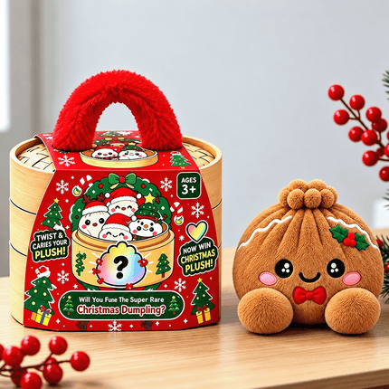 Christmas Mystery Dumpling Brown Bun Plush Edition with Steamer